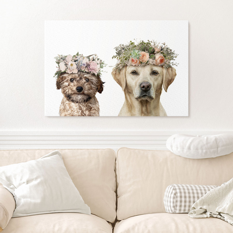 Flower Crown Multi - 2 Pets